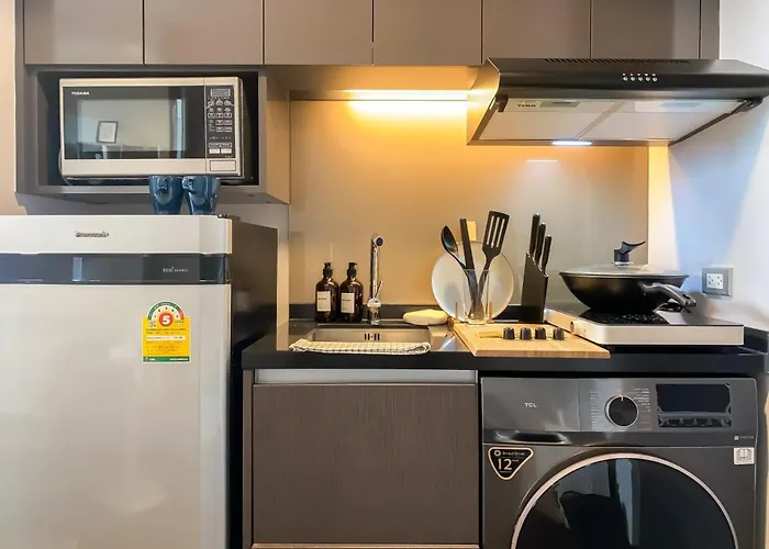 Stylish Riverview 1br - Ultra Fast Wifi - Phrom Phong Appartement *